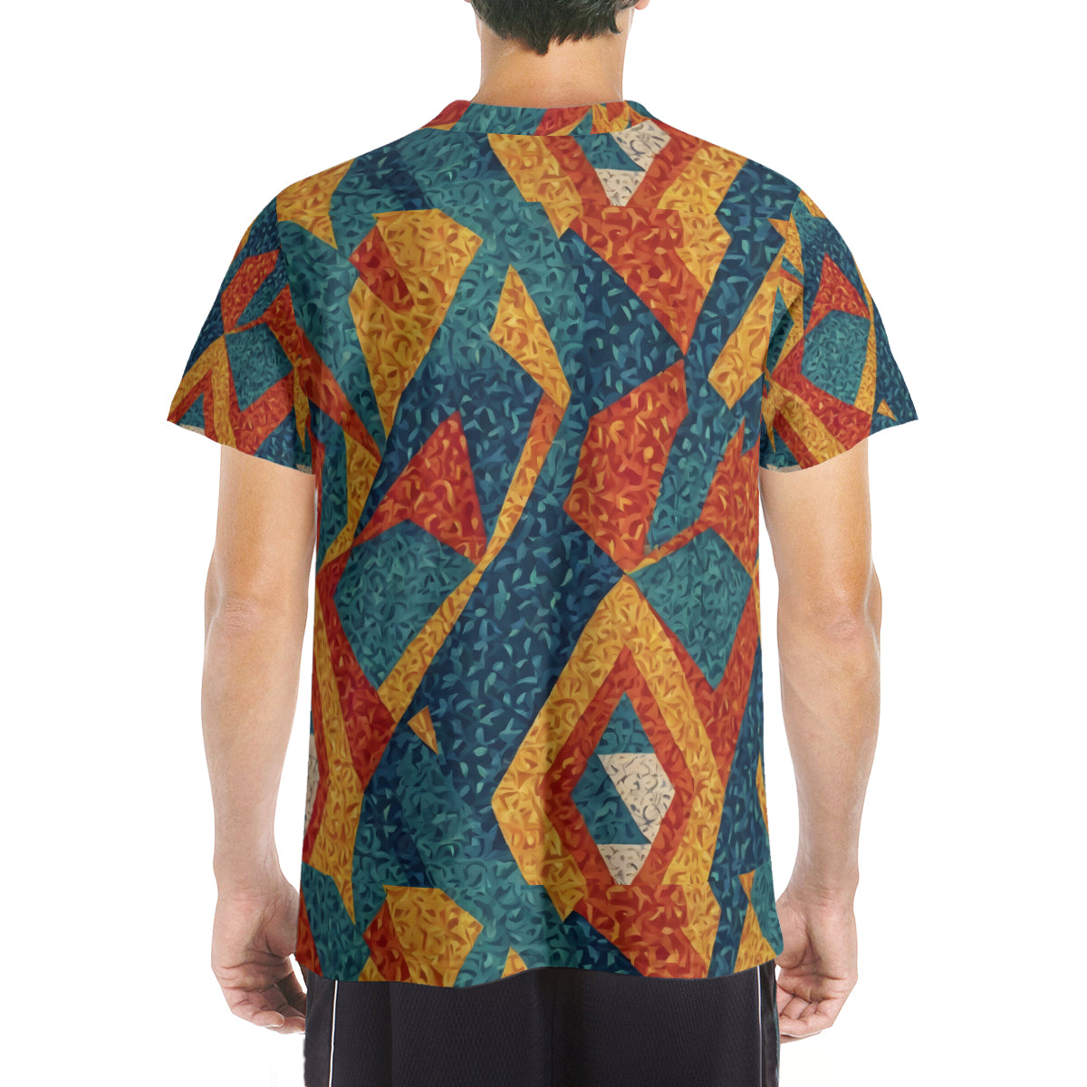 Abstract Pattern Unisex O-Neck EU Size T-Shirt (DTG) | 180GSM Cotton