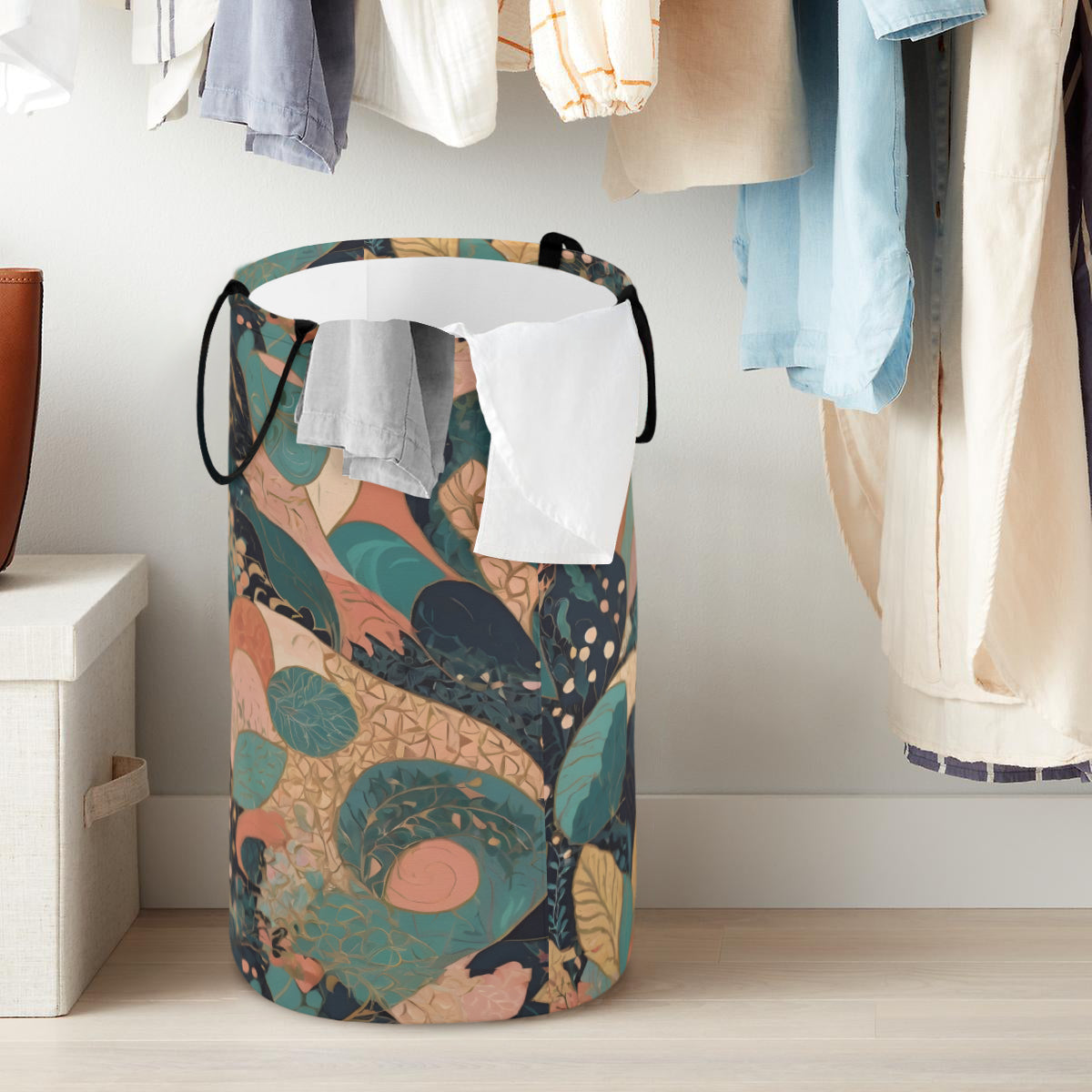 Abstract Wonder Large Capacity Foldable Laundry Basket