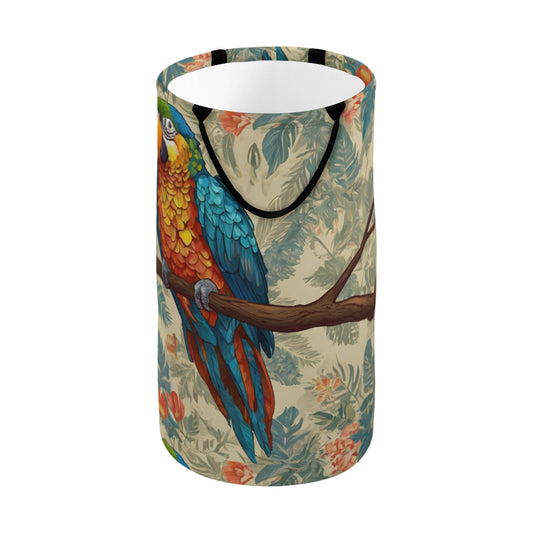 Parrot Design Large Capacity Foldable Laundry Basket | Polyester
