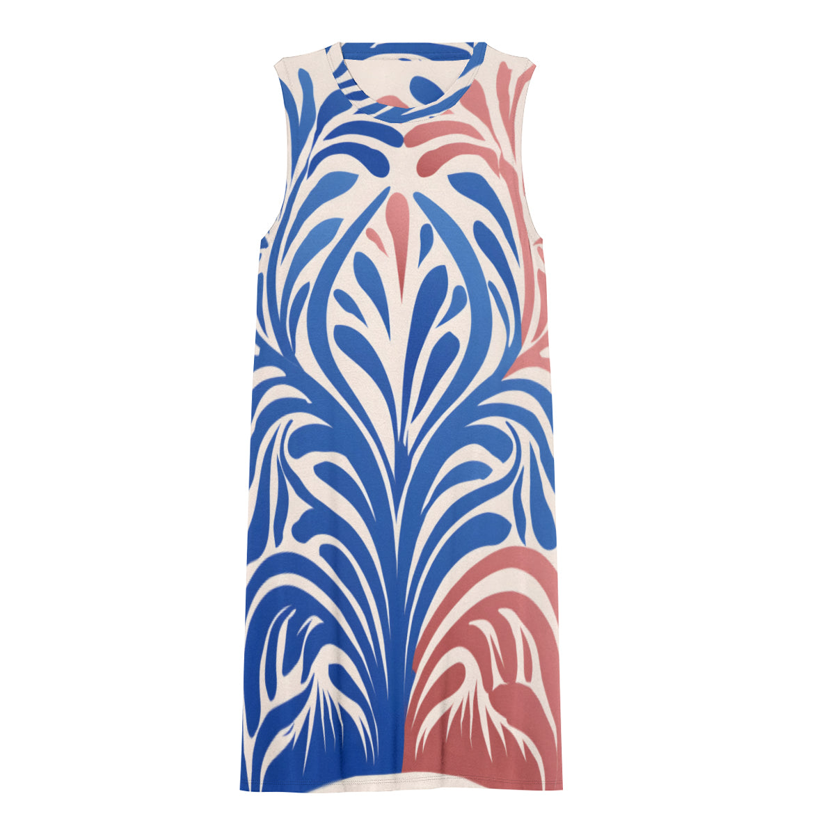 Abstract Pattern Women's Casual Dress | Polyester