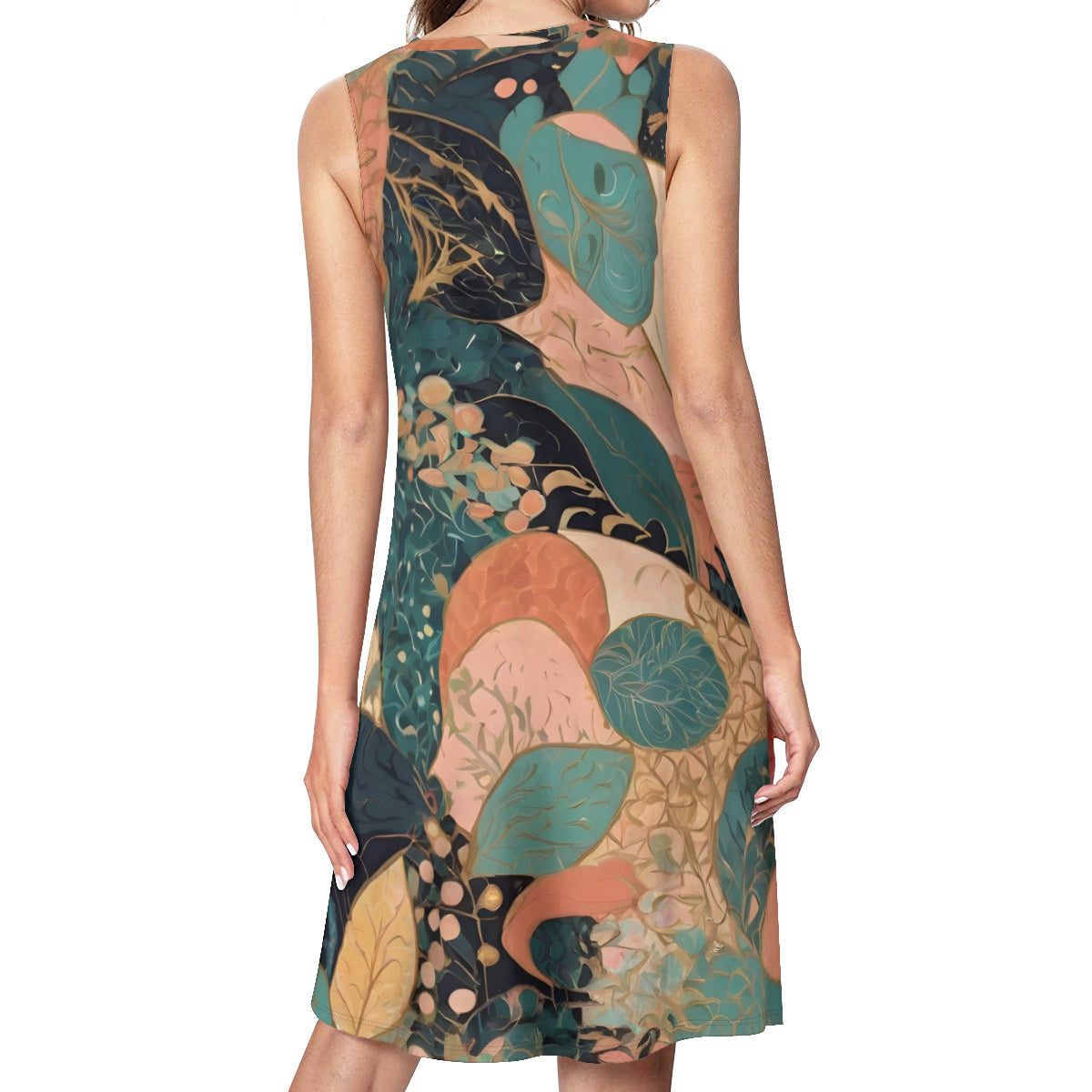 Abstract Wonder Women's Casual Dress | Polyester