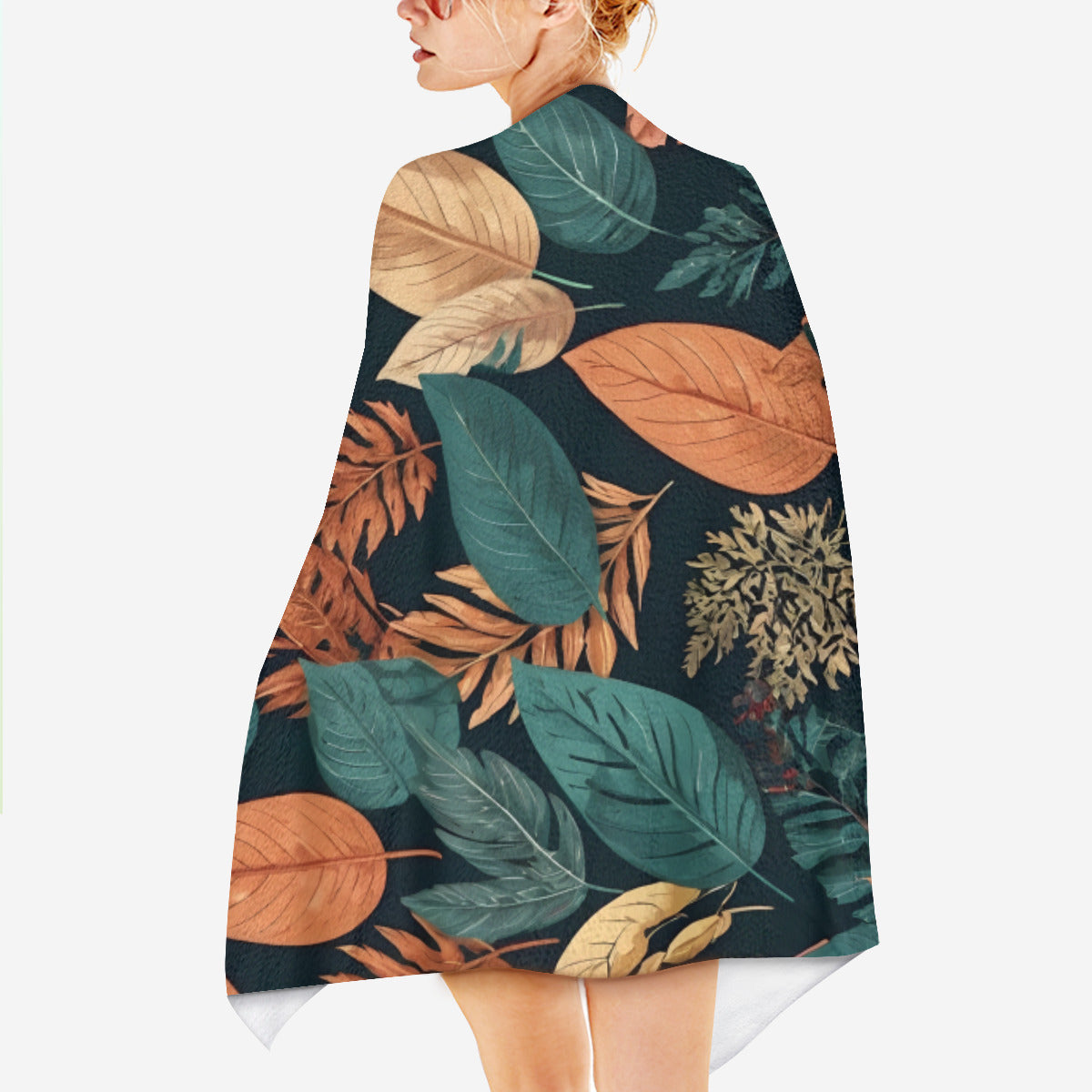 Colorful Leaves Beach towel (comfortable model)｜Polyester