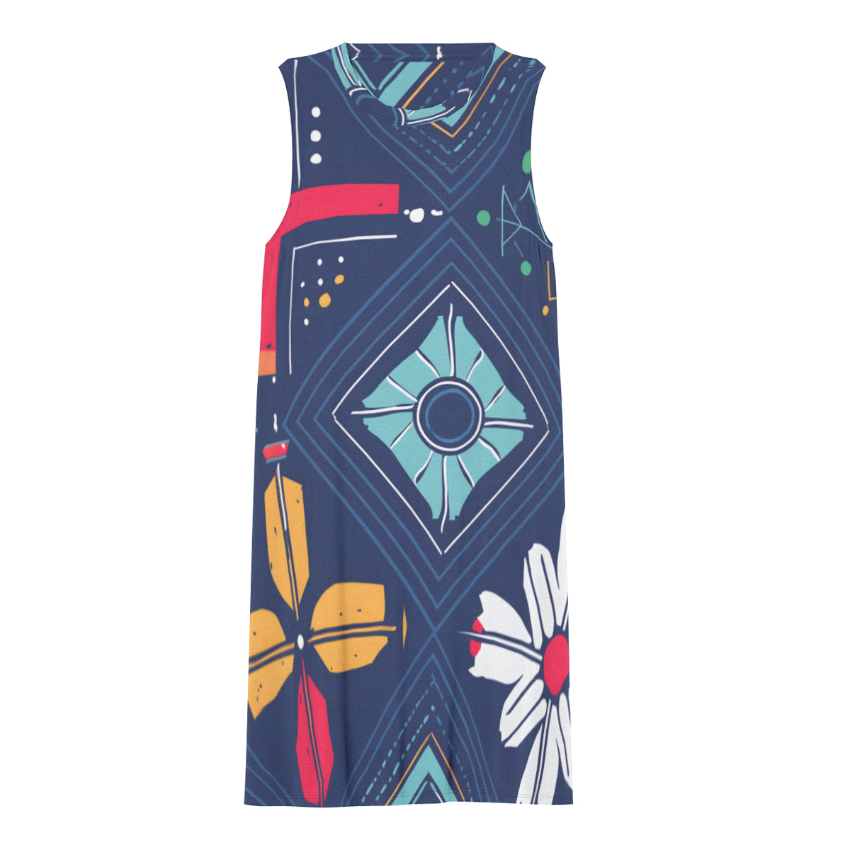 Abstract Pattern Women's Casual Dress
