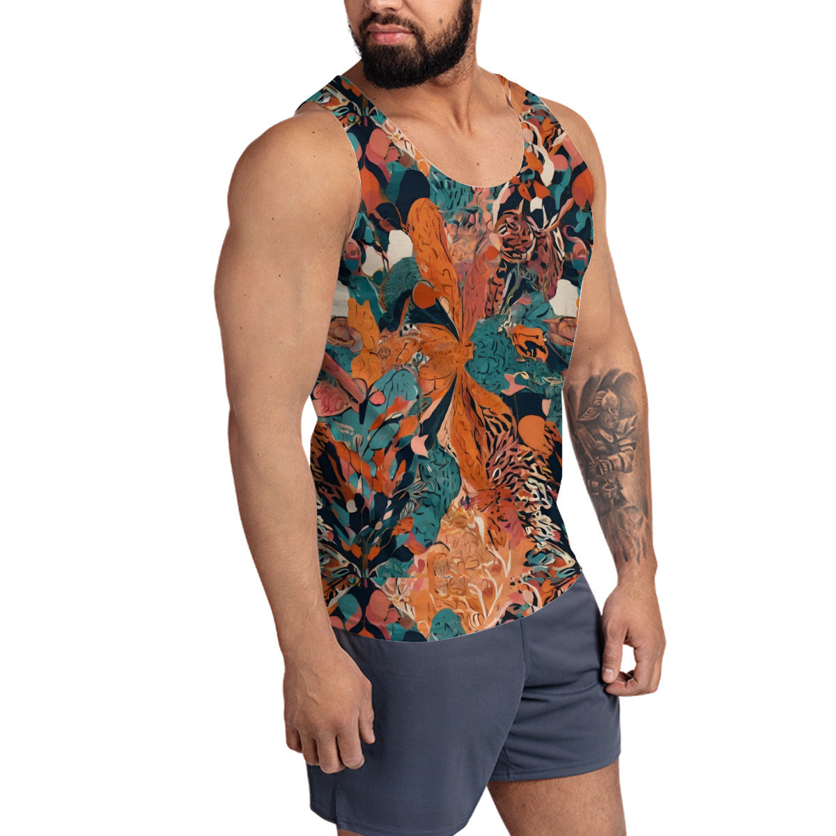 Abstract Vibes Men's Casual Vest