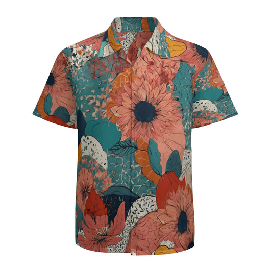 Awesome Floral Hawaiian Shirt | Polyester