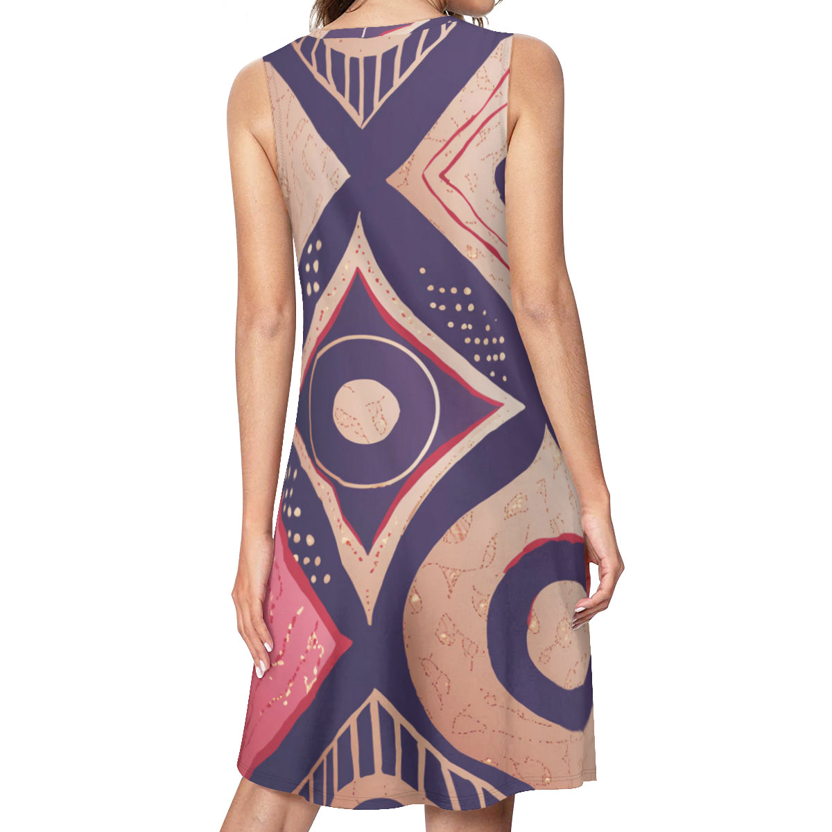 Abstract Print Women's Casual Dress