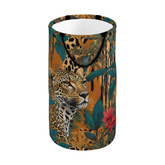 Warrior Leopard Large Capacity Foldable Laundry Basket | Polyester