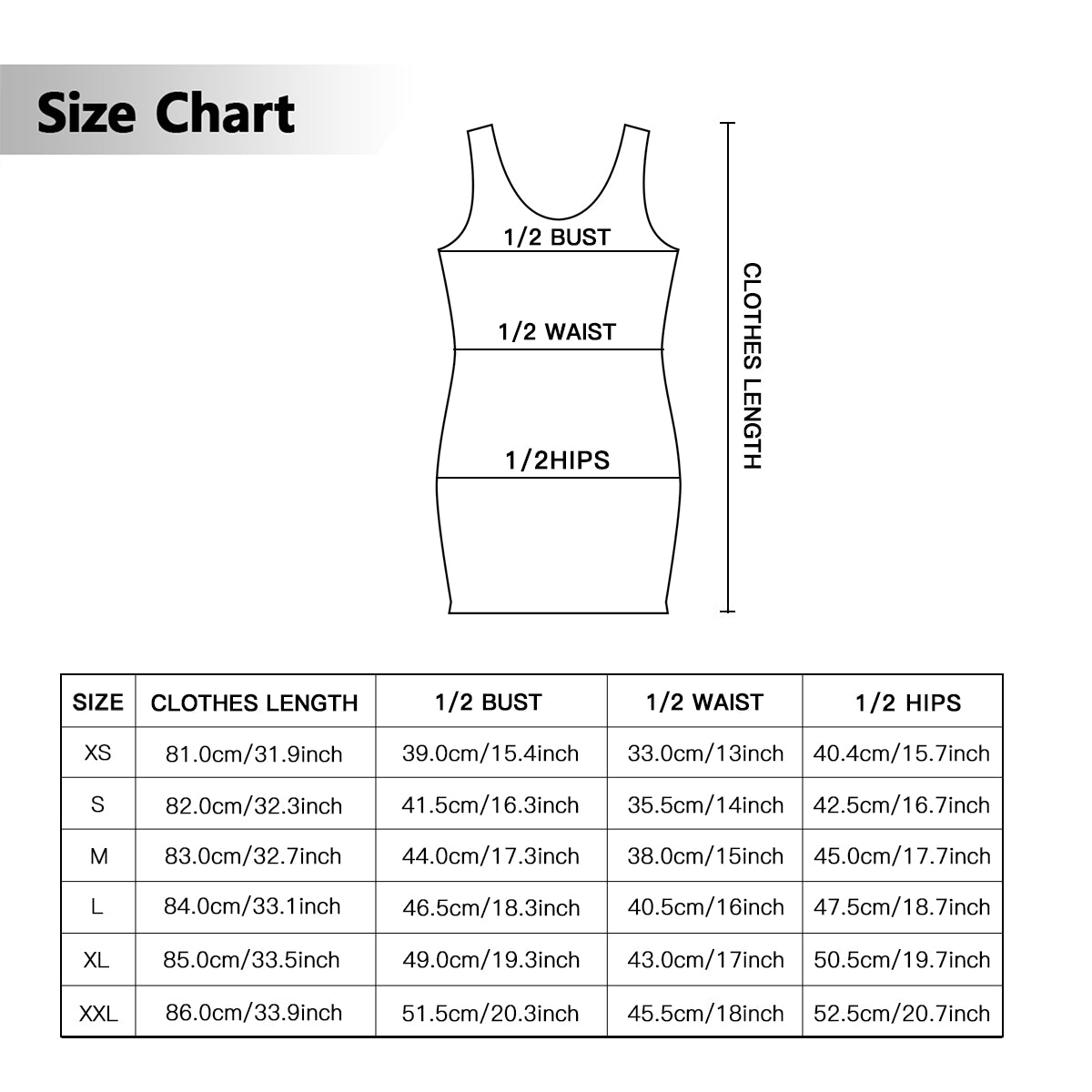 Abstract Vibes Sleeveless Slim-Fit Tank Top Slip Dress