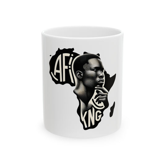 African King Ceramic Mug, 11oz