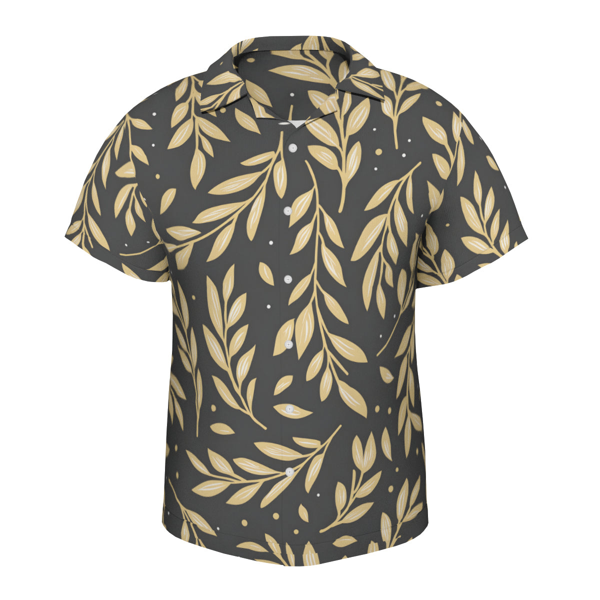 Golden Branches Hawaiian Shirt