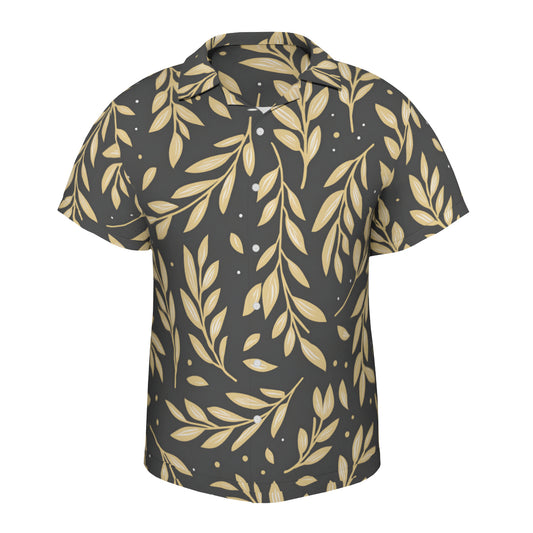 Golden Branches Hawaiian Shirt