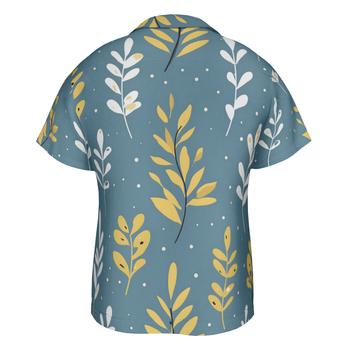 Floral Blue Hawaiian Shirt