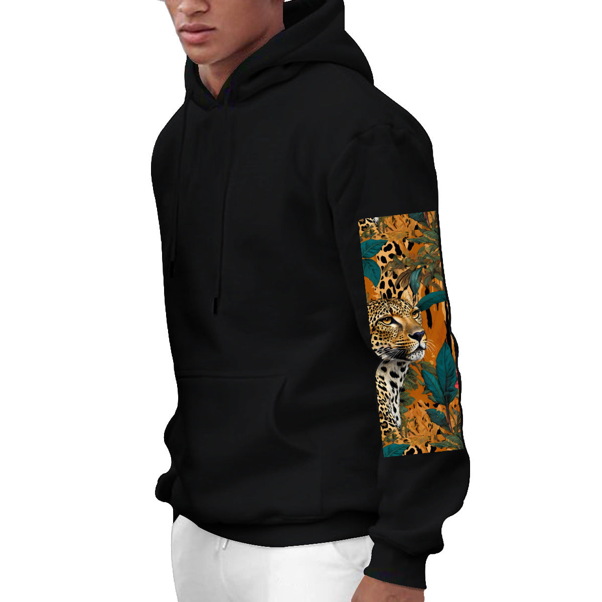 Warrior Animal Men's Hoodie (DTF) | Polyester