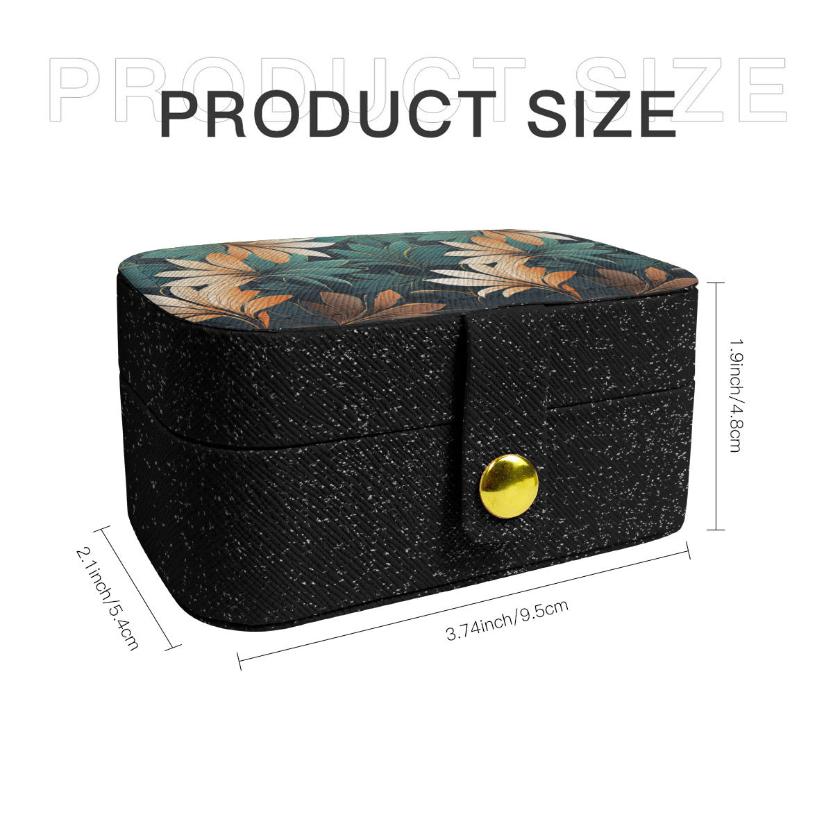 Floralgreen Personalized Portable Jewelry Box