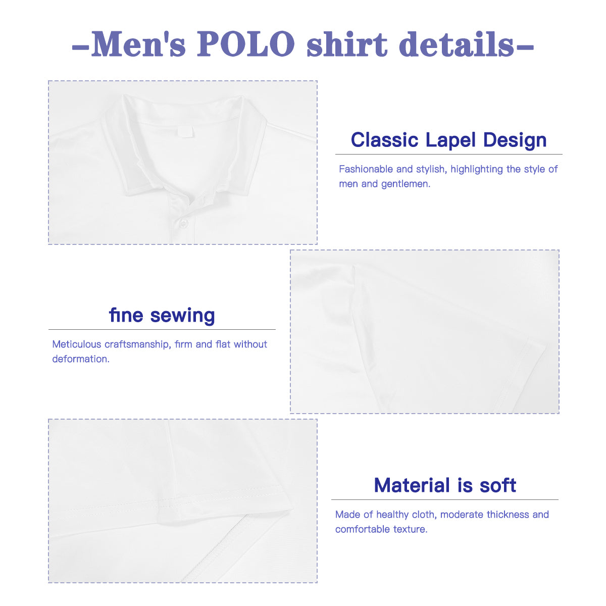 Abstract Pattern Men's Premium European Size POLO Shirt | 95% Polyester+5% Spandex