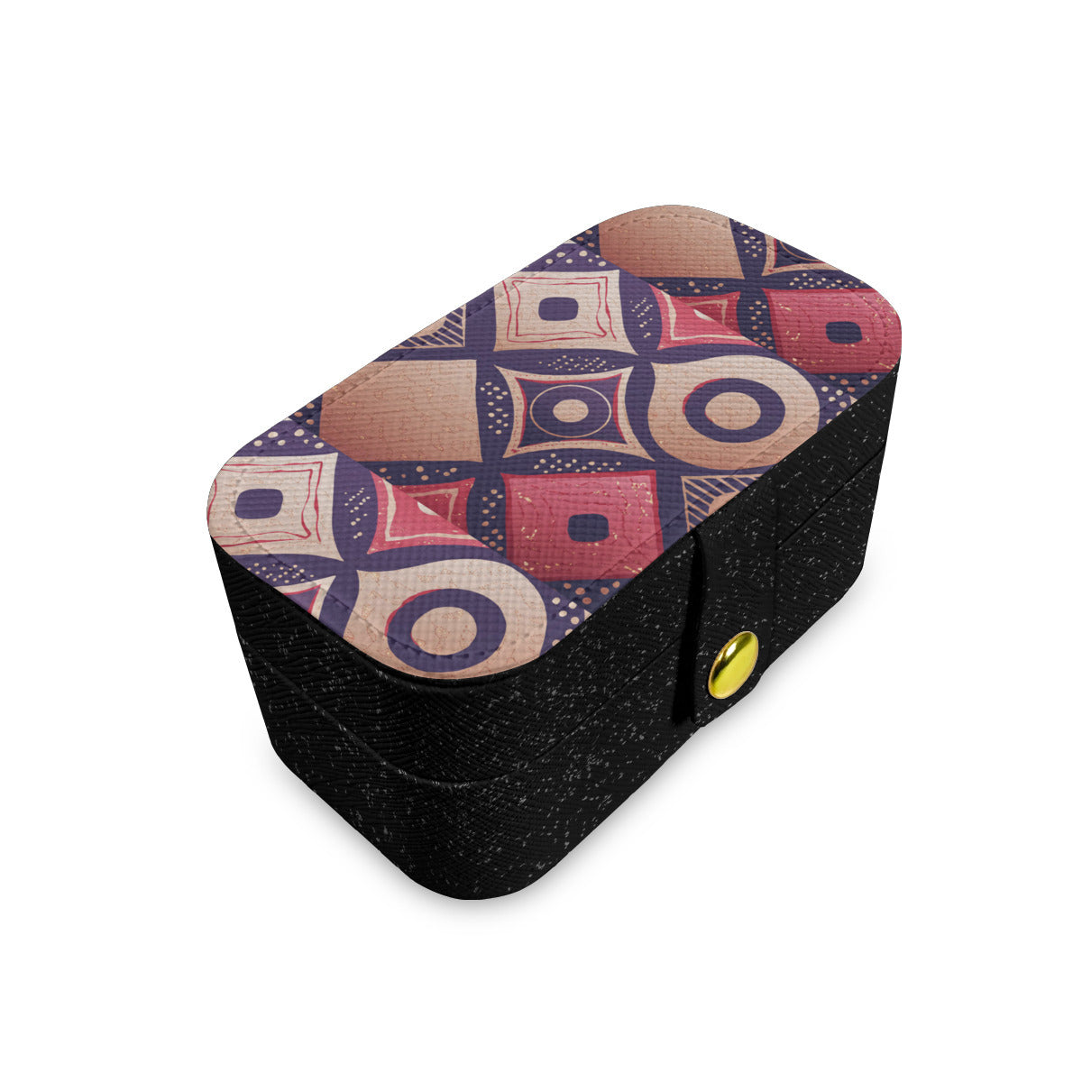 Abstract Personalized Portable Jewelry Box