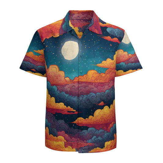 Sky Beauty Abstract Hawaiian Shirt | Polyester