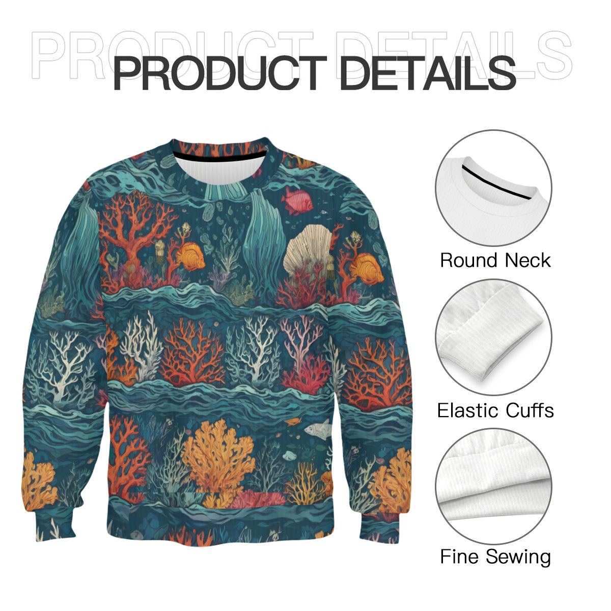 Under Sea Beauty Crew Neck Sweater