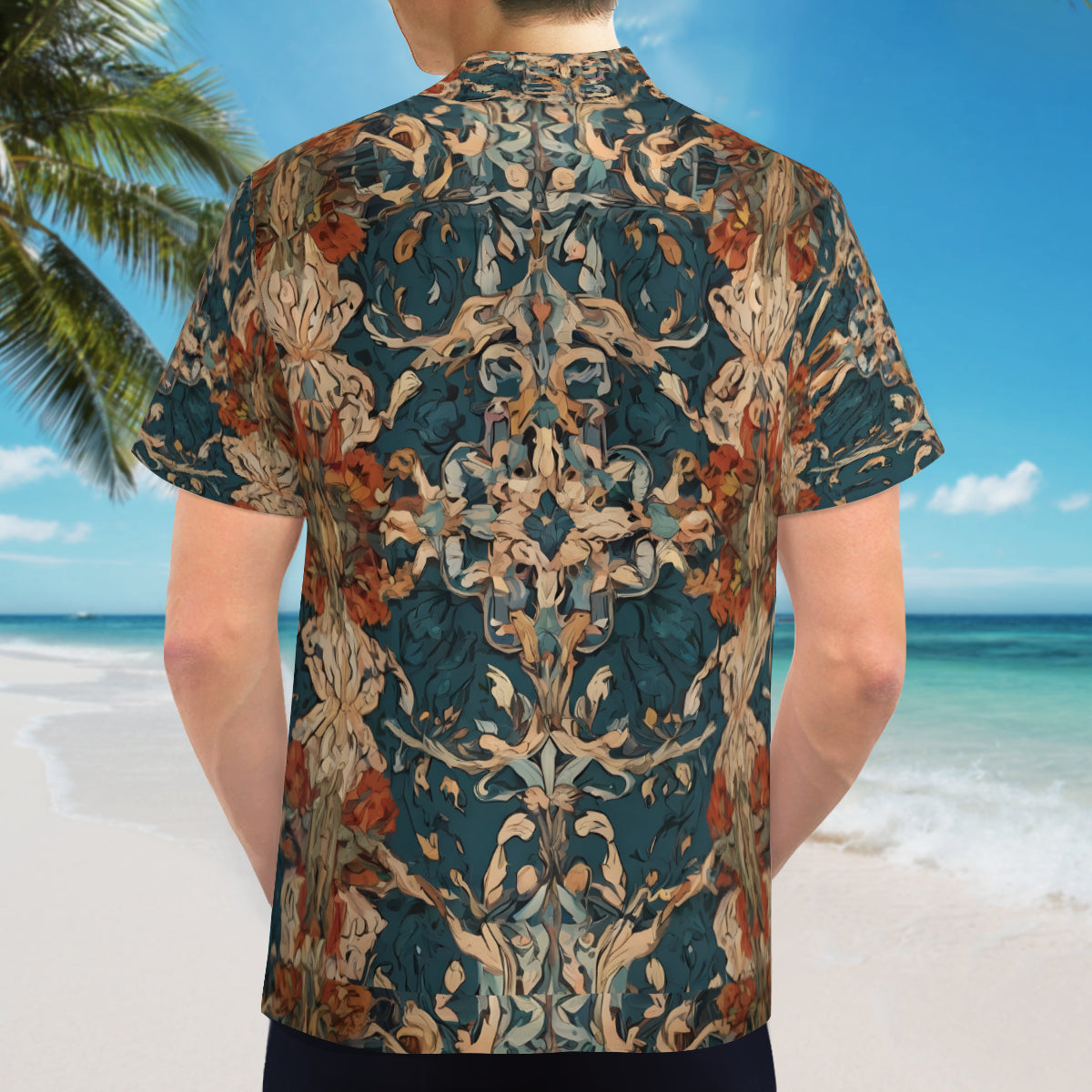 Abstract Design Hawaiian Shirt | Polyester