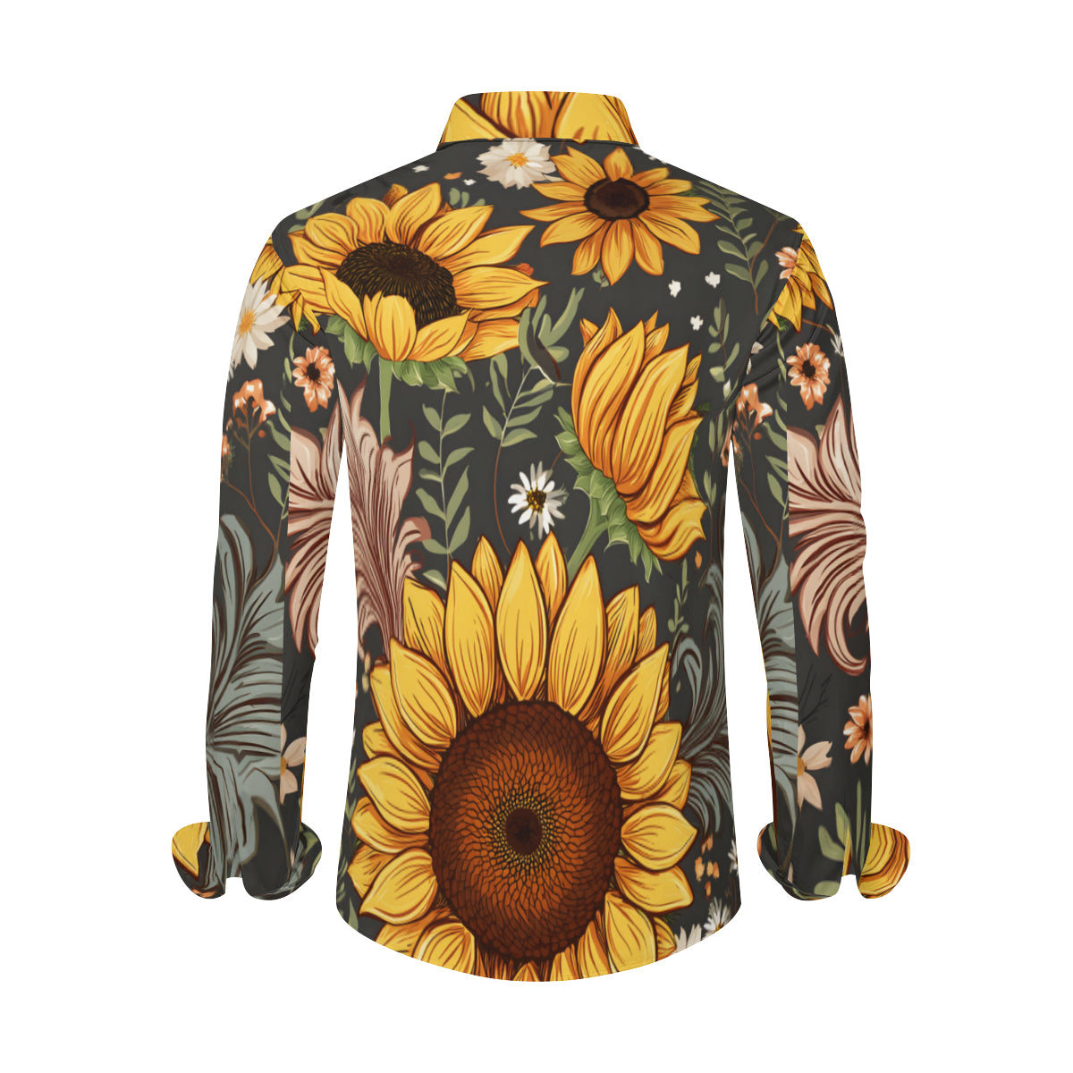 Sunflower Men's Classic Long-Sleeved Shirt
