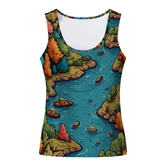River Front Design Women's Casual Vest｜Polyester