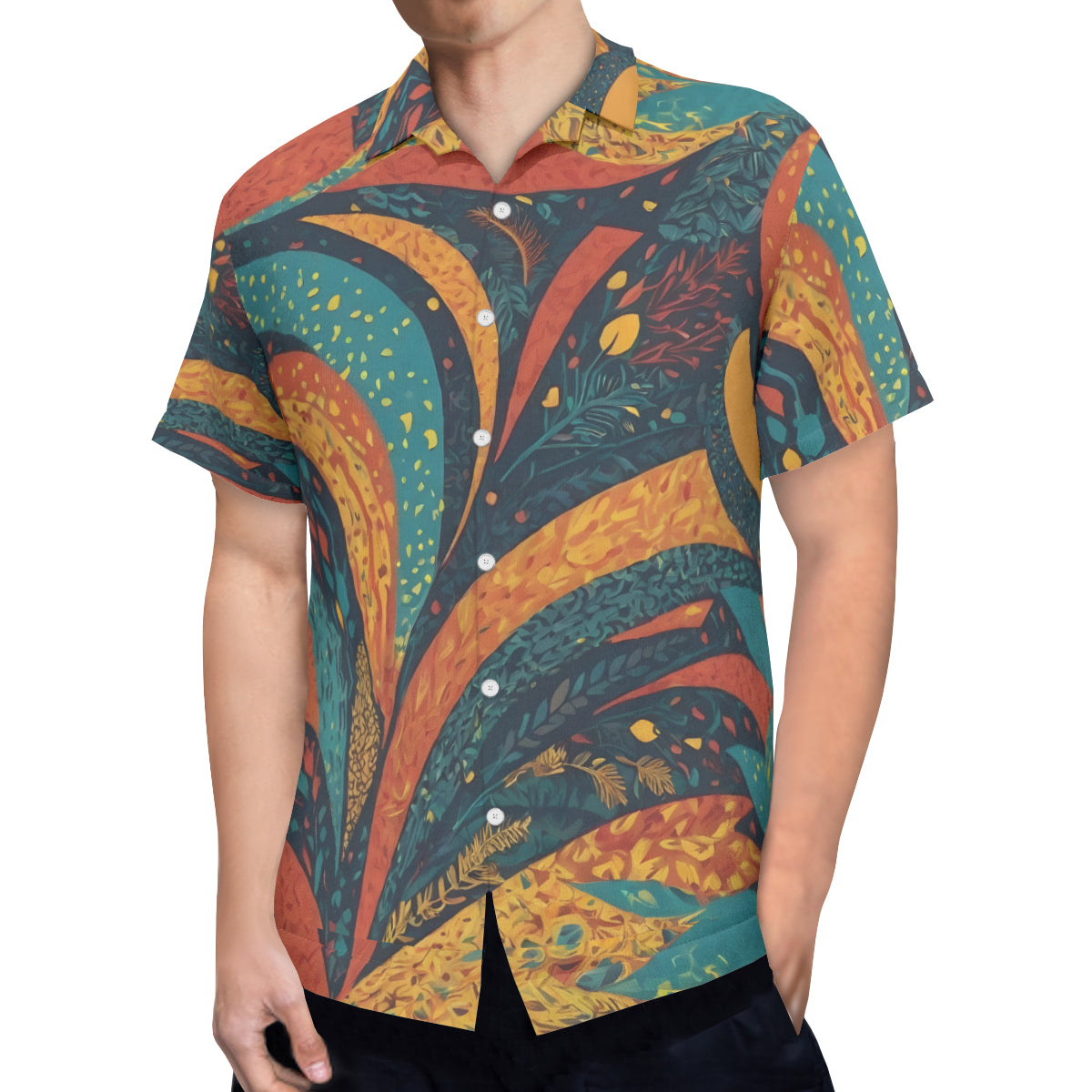 Abstract Beauty Hawaiian Shirt（No chest pocket) | Polyester