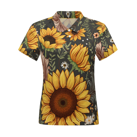 Sunflower Women's Short-Sleeved Polo Shirt