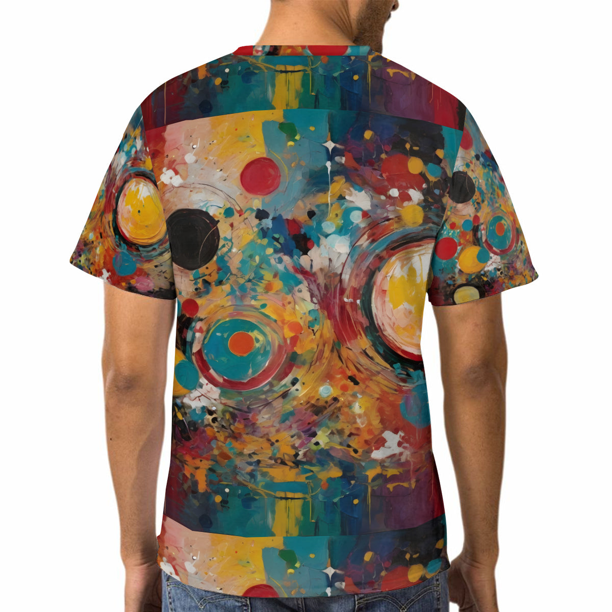 Crazy Design Men's O-Neck European Size T-Shirt | 220GSM Cotton