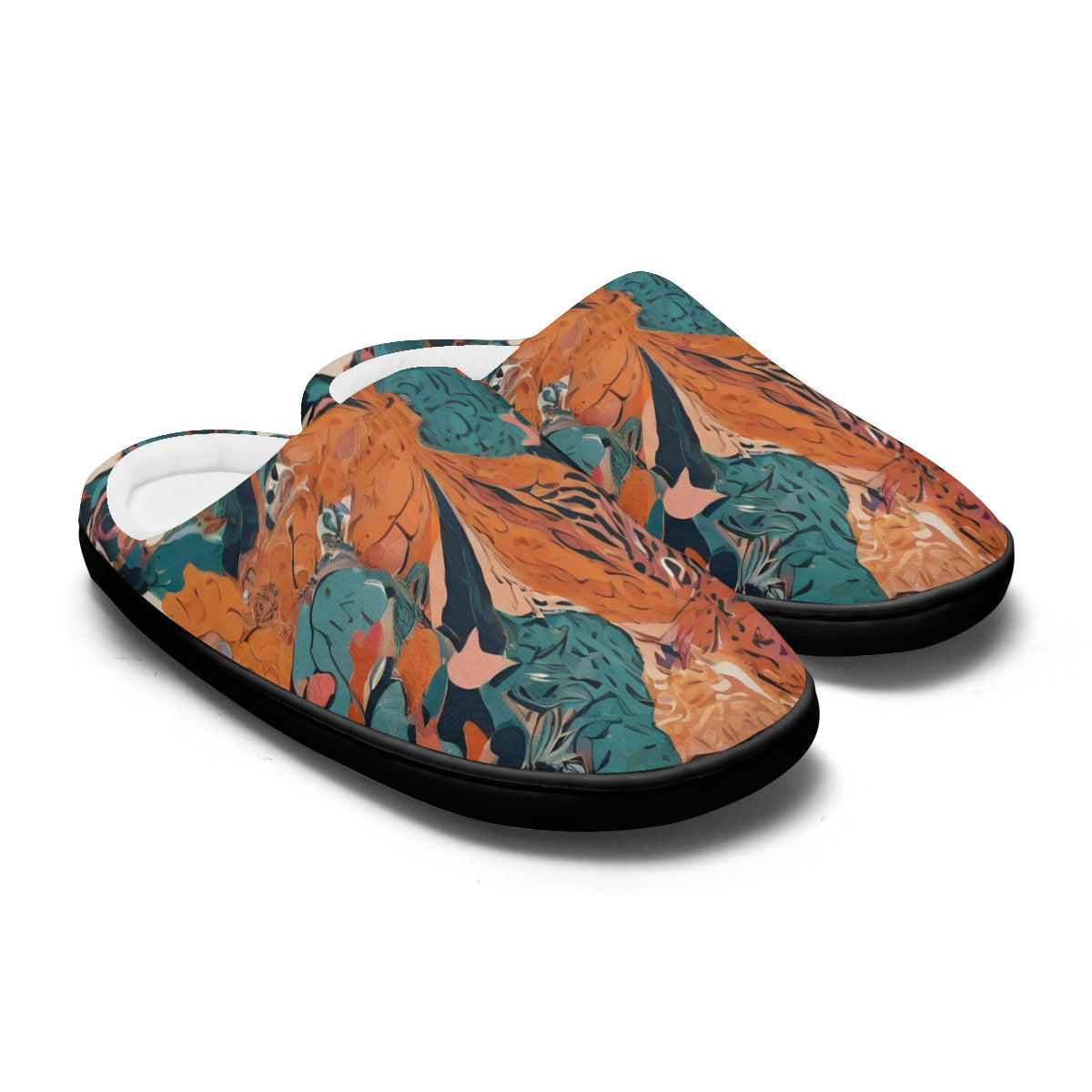 Abstract Vibes Personalized Warm Cotton Slippers