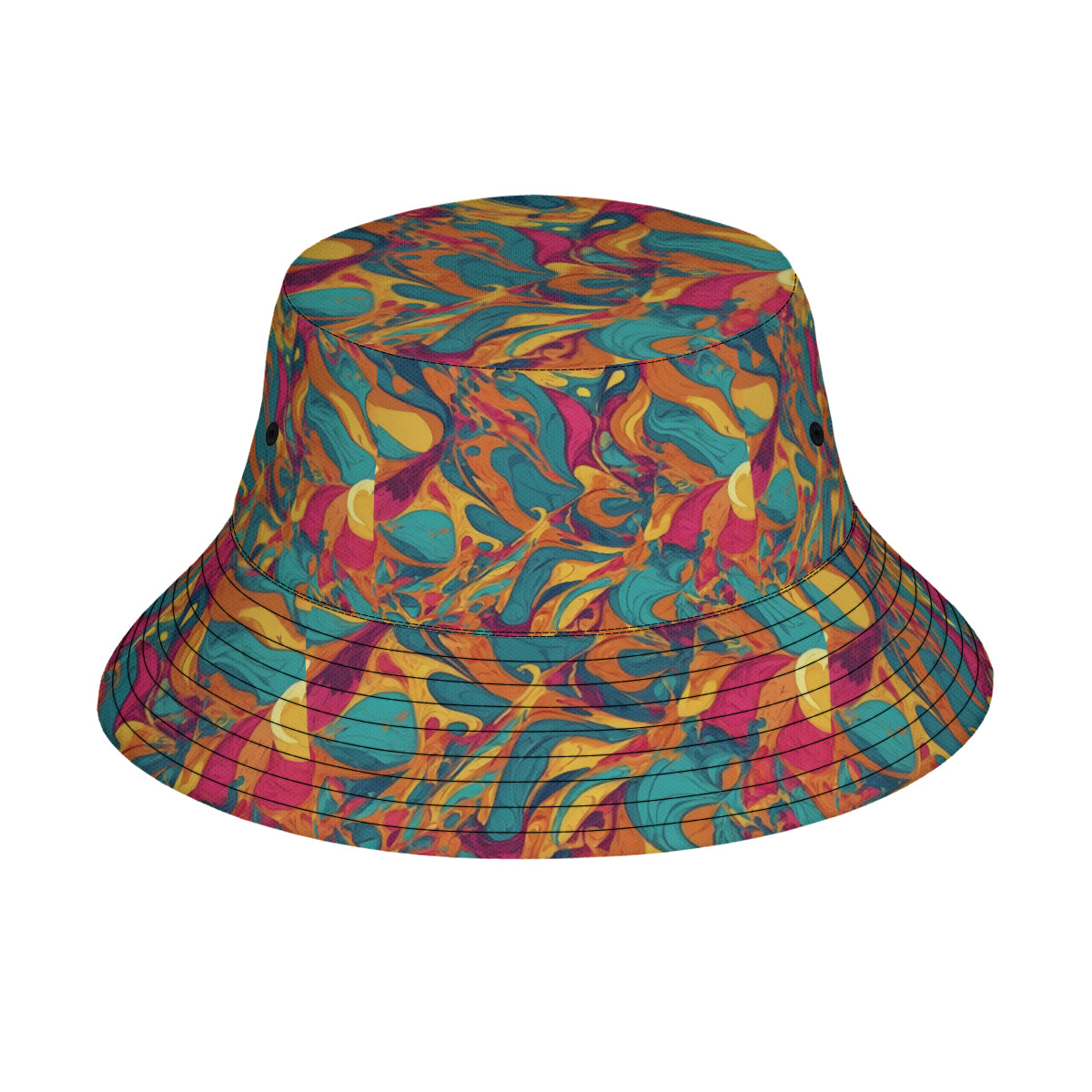 Colorful Pattern Fisherman Hat | Polyester