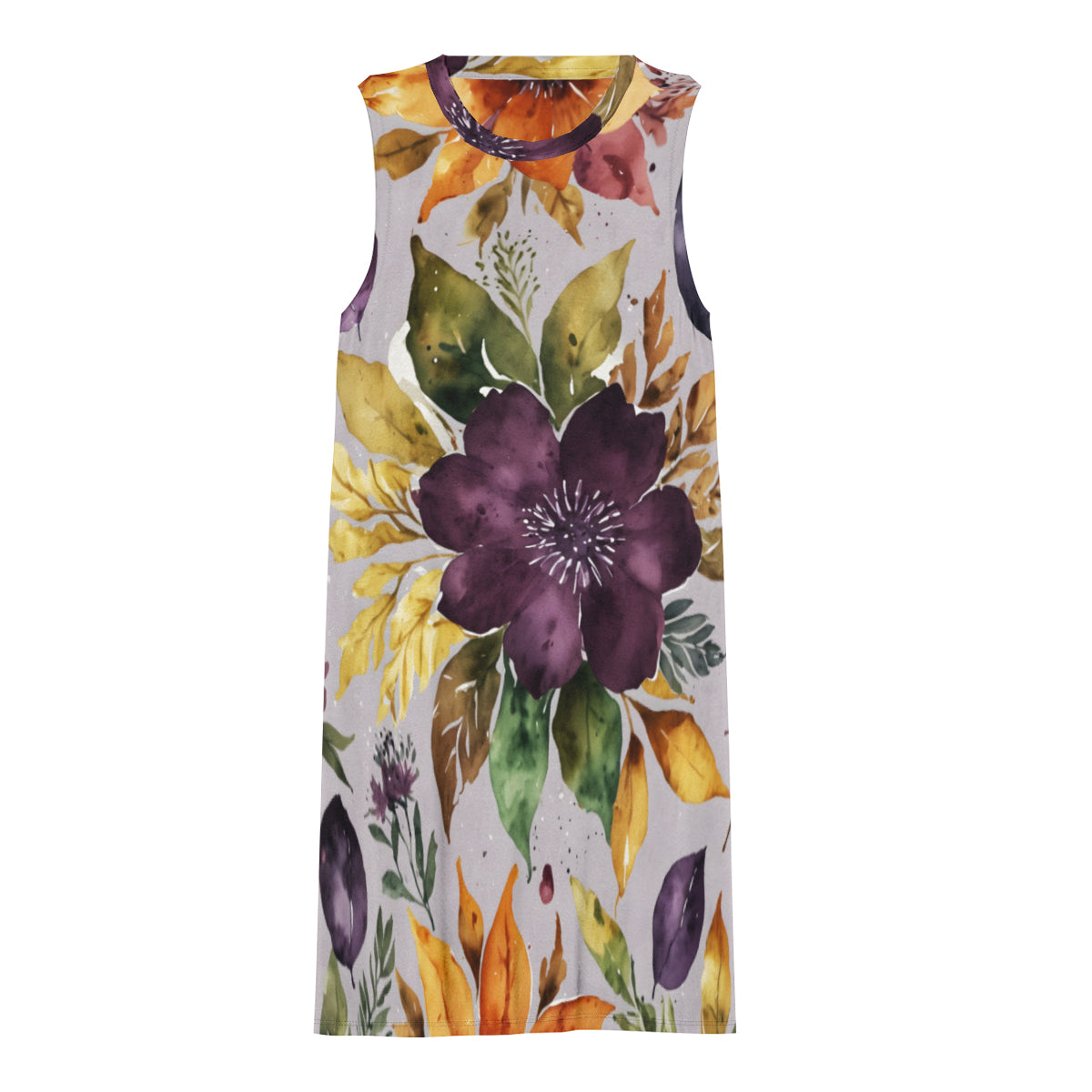 Floral Women's Casual Dress | Polyester