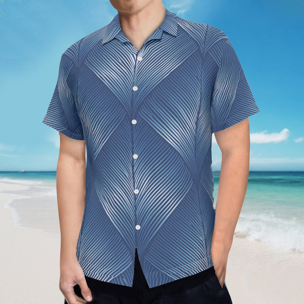 Blue Hawaiian Shirt