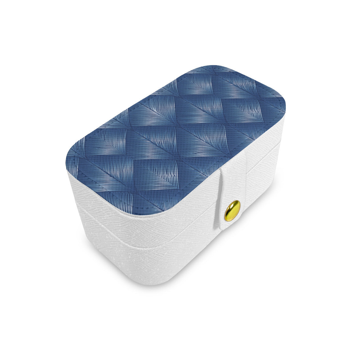 Blue Personalized Portable Jewelry Box