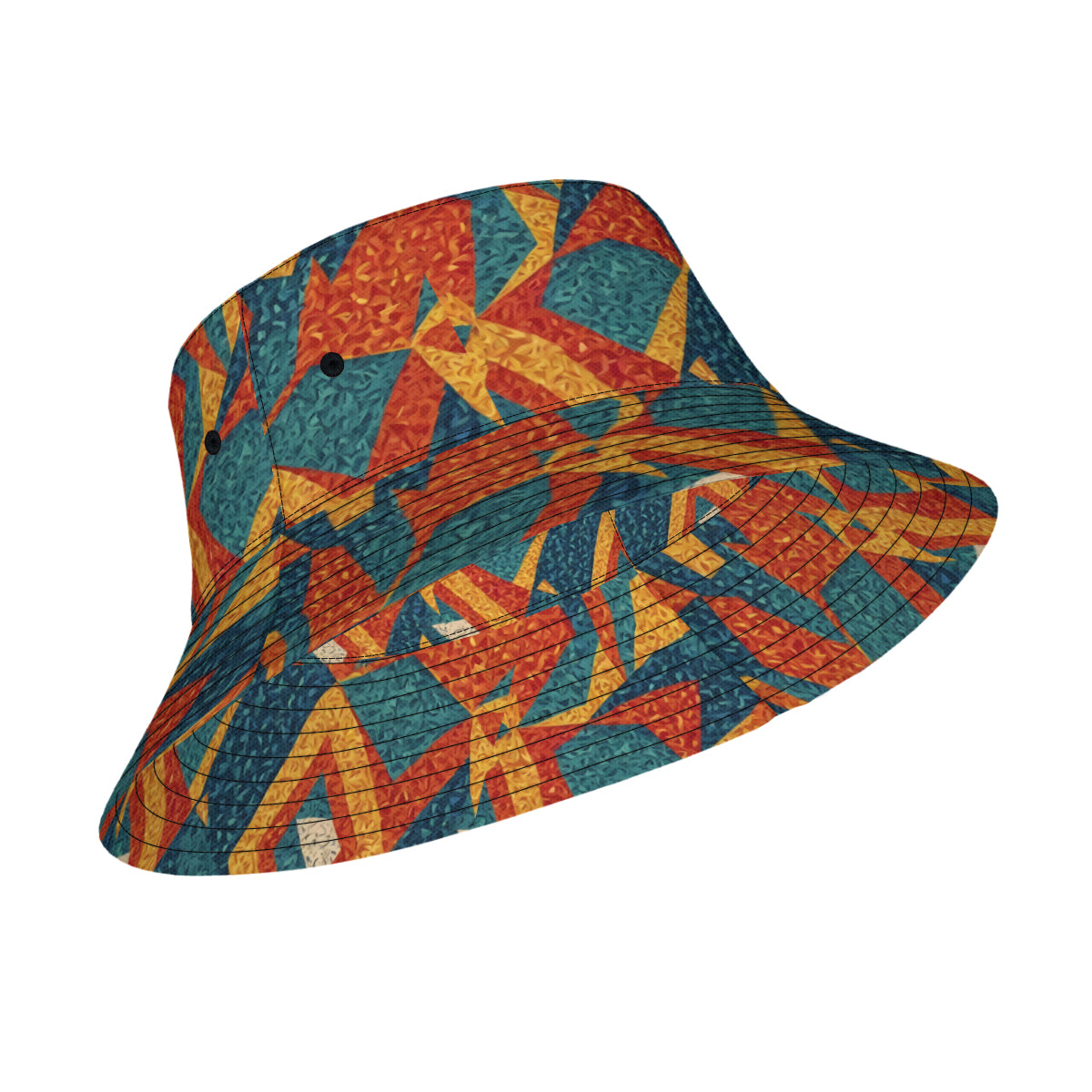 Abstract Pattern Fisherman Hat | Polyester
