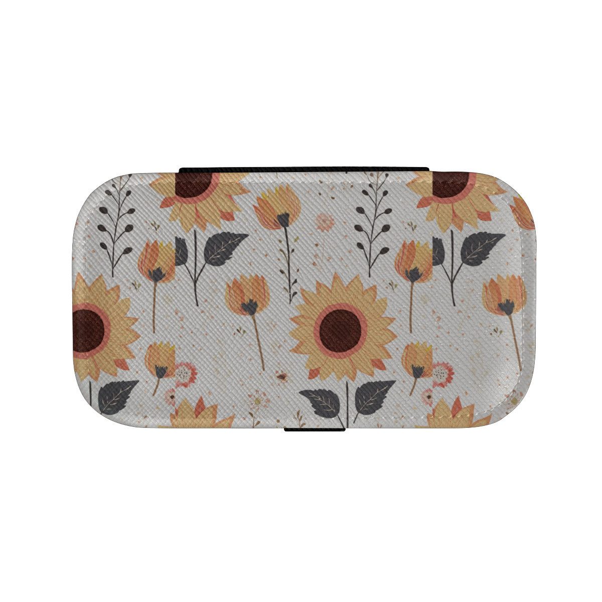 Floral Personalized Portable Jewelry Box