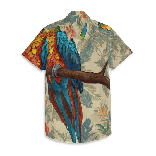 Parrot Design All-Over Print Youth Shirts｜Polyester