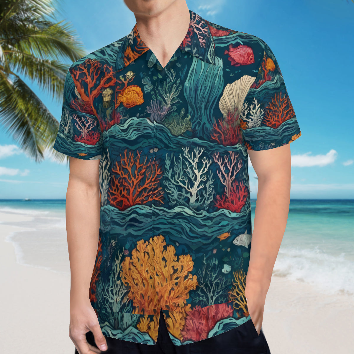 Under Sea Beauty Hawaiian Shirt | Polyester