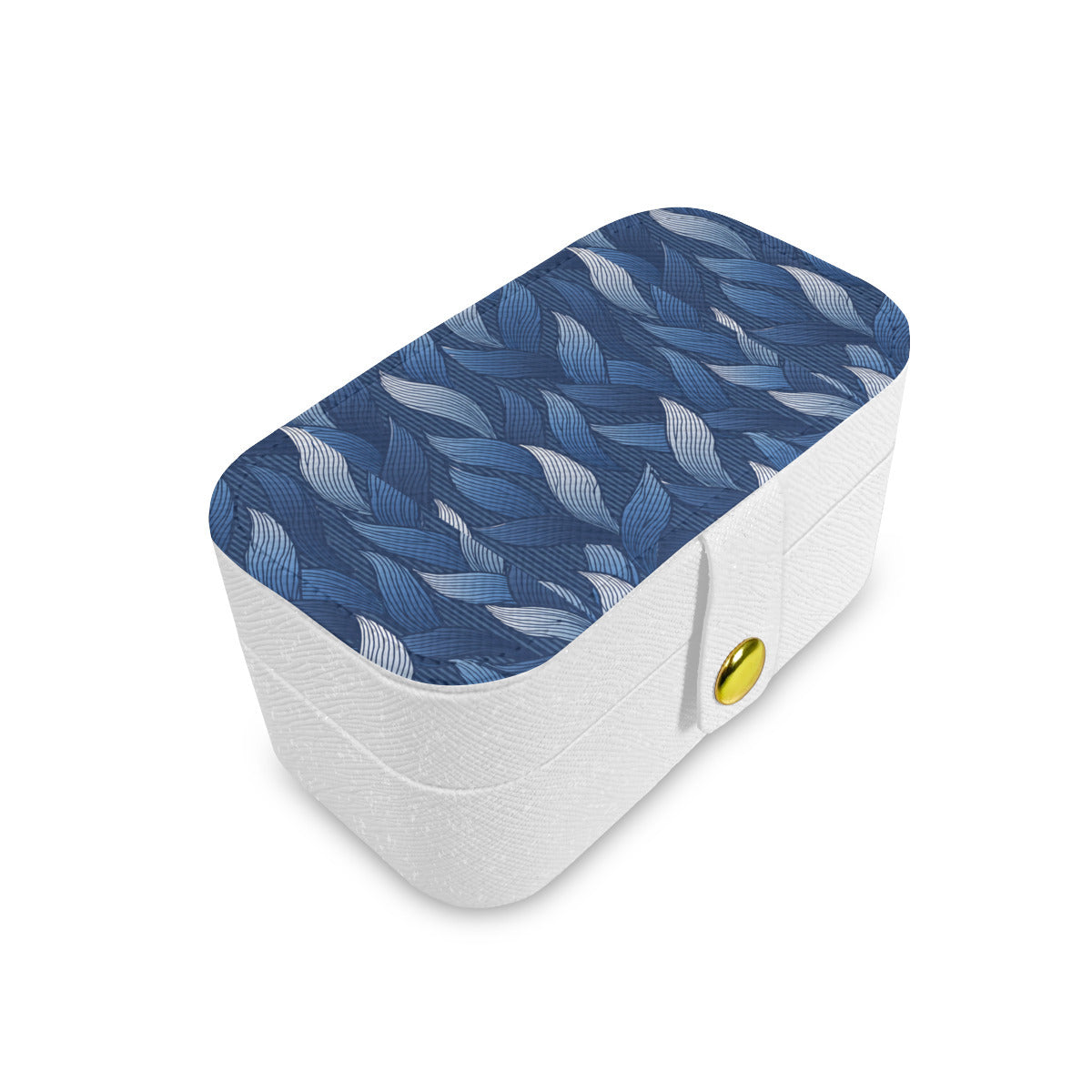 Blue Personalized Portable Jewelry Box