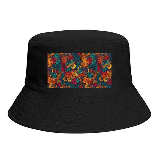 Awesome Flower Design Bucket Hat Thick｜Polyester