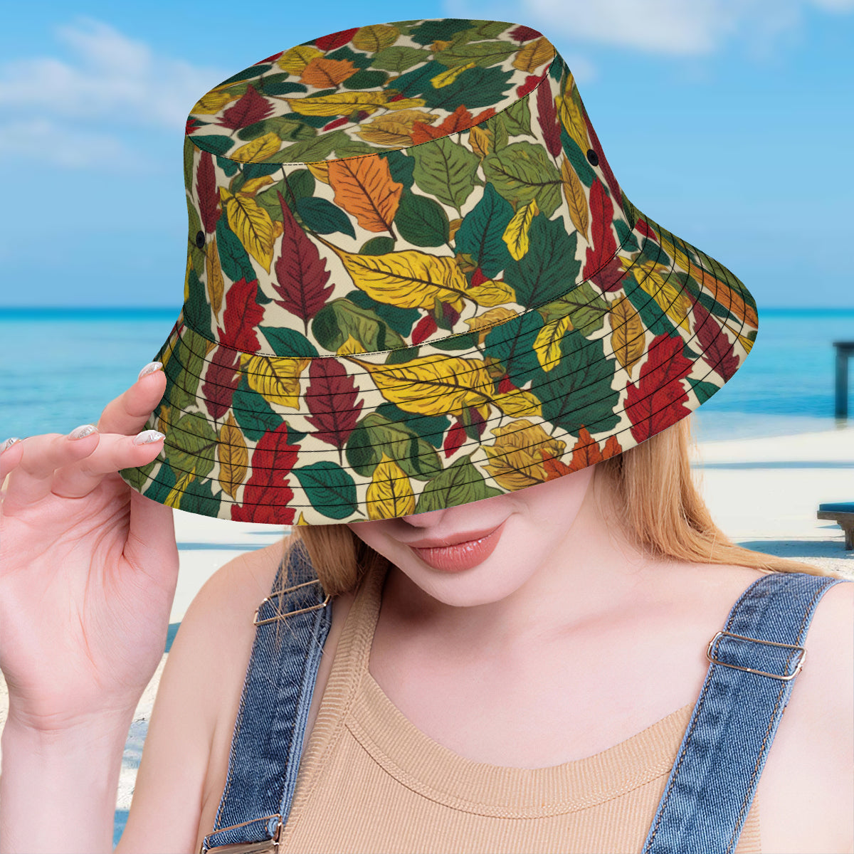 Awesome Leaves Fisherman Hat | Polyester
