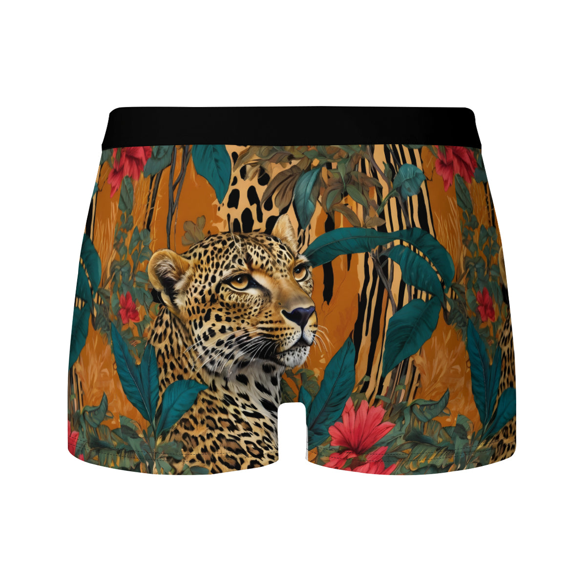 Warrior Animal Men's Underwear (Front and Back Design)丨Polyester