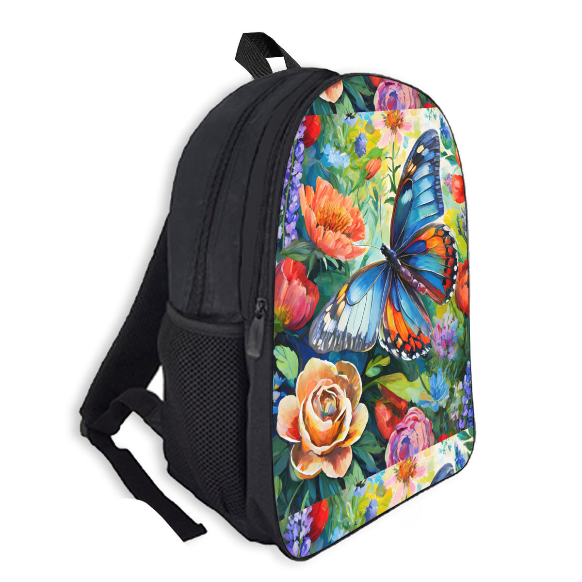 Abstract Butterfly Personlized Double-layer school Bag｜Polyester