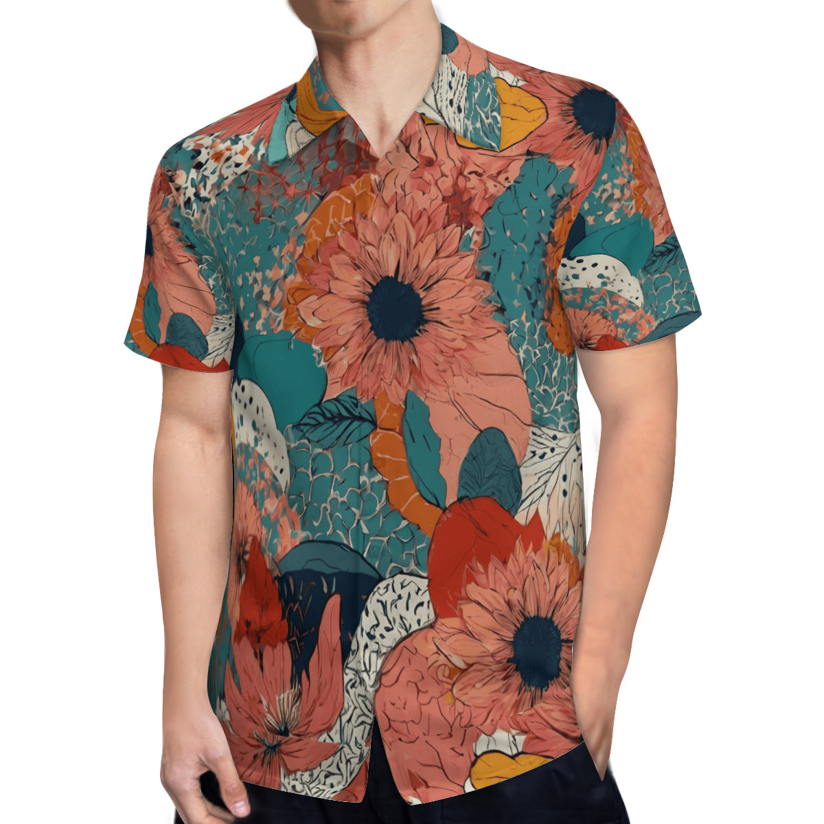 Awesome Floral Hawaiian Shirt | Polyester