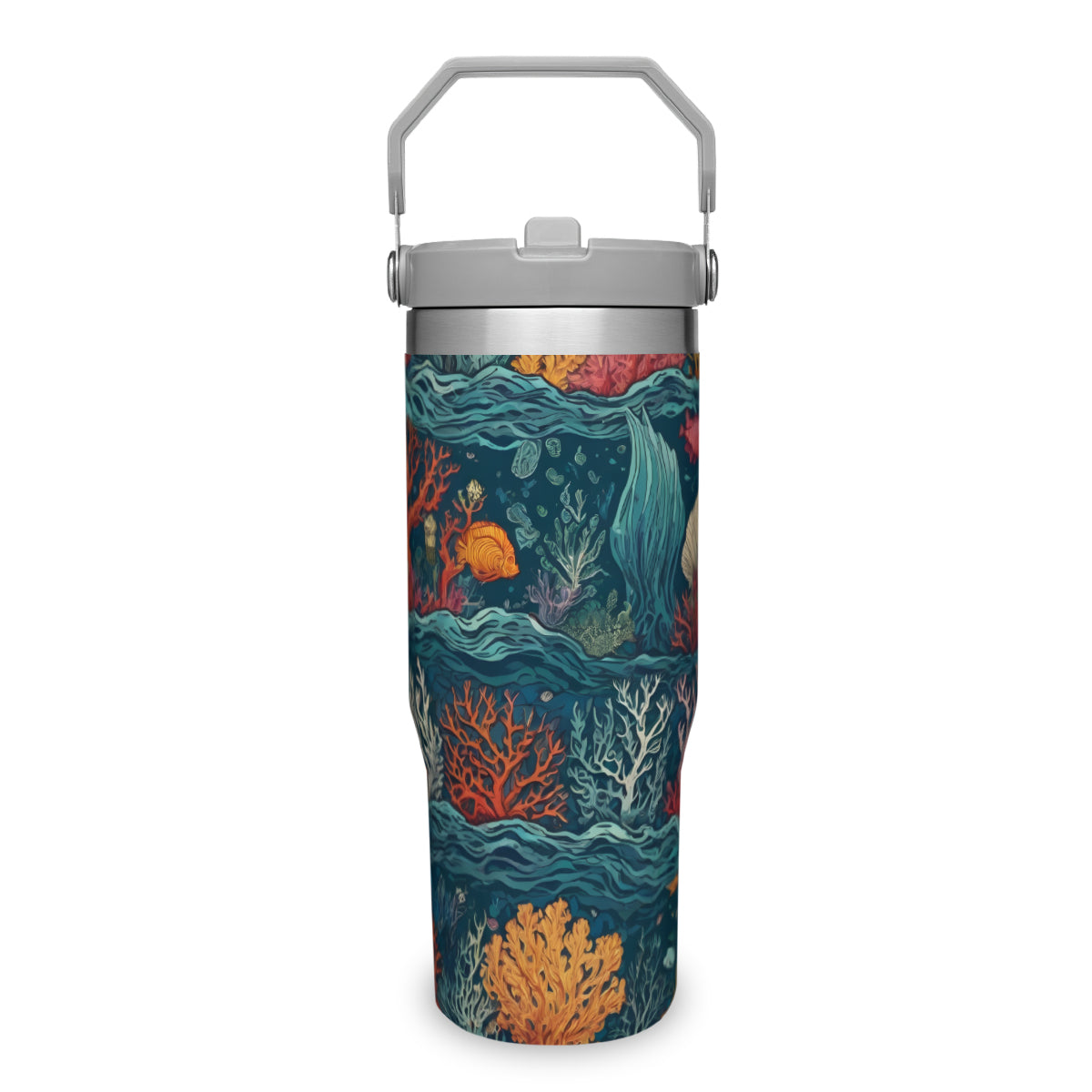 Under Sea Beauty Personalized Portable Tumbler (880ml/30oz) | Stainless Steel 304