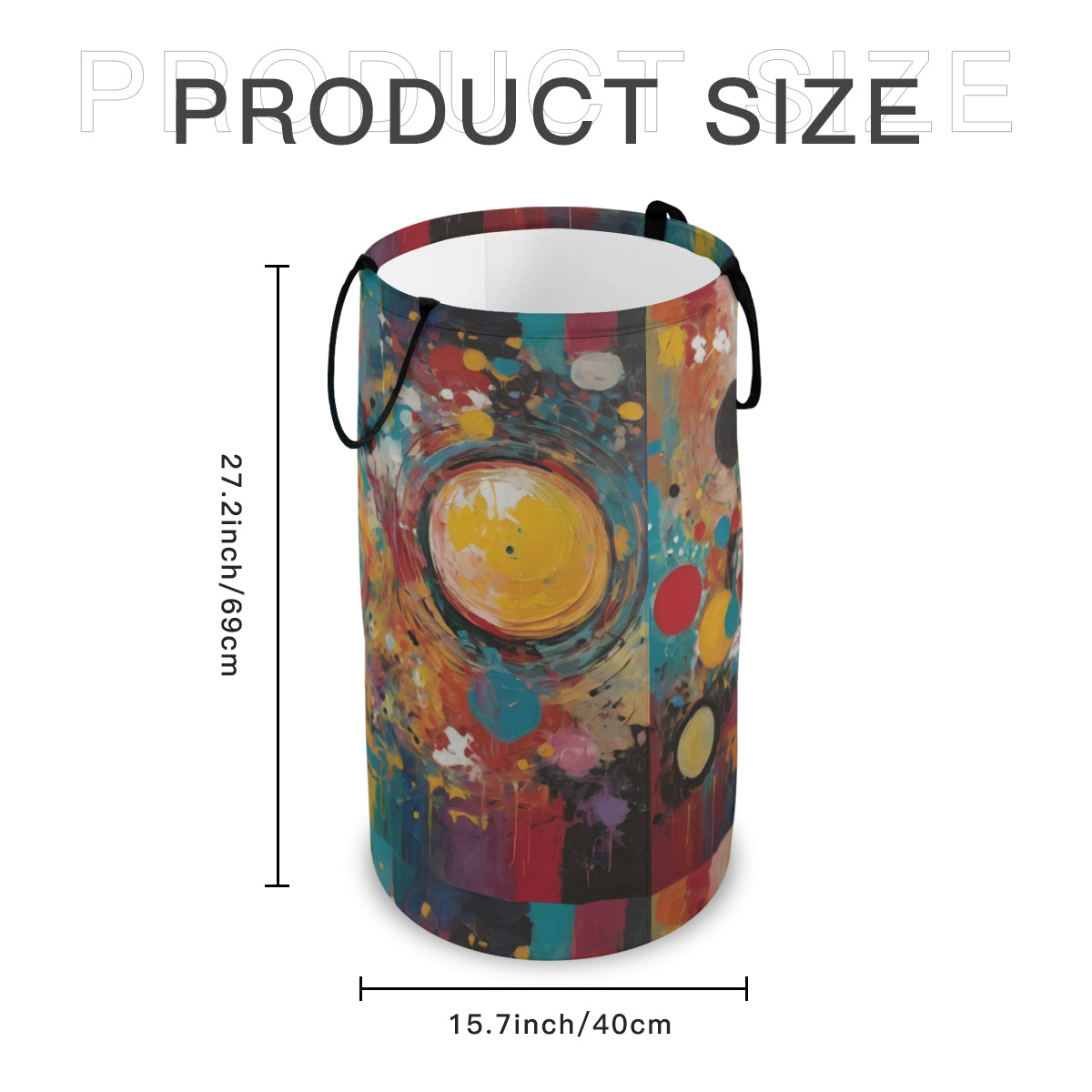 Crazy Design Large Capacity Foldable Laundry Basket | Polyester