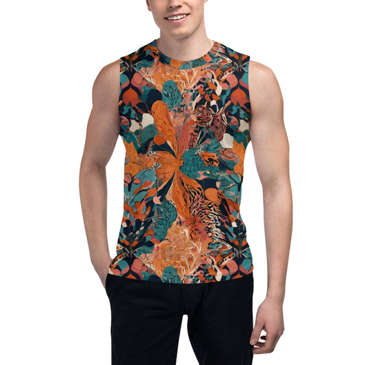 Abstract Vibes Men's Sleeveless Vest
