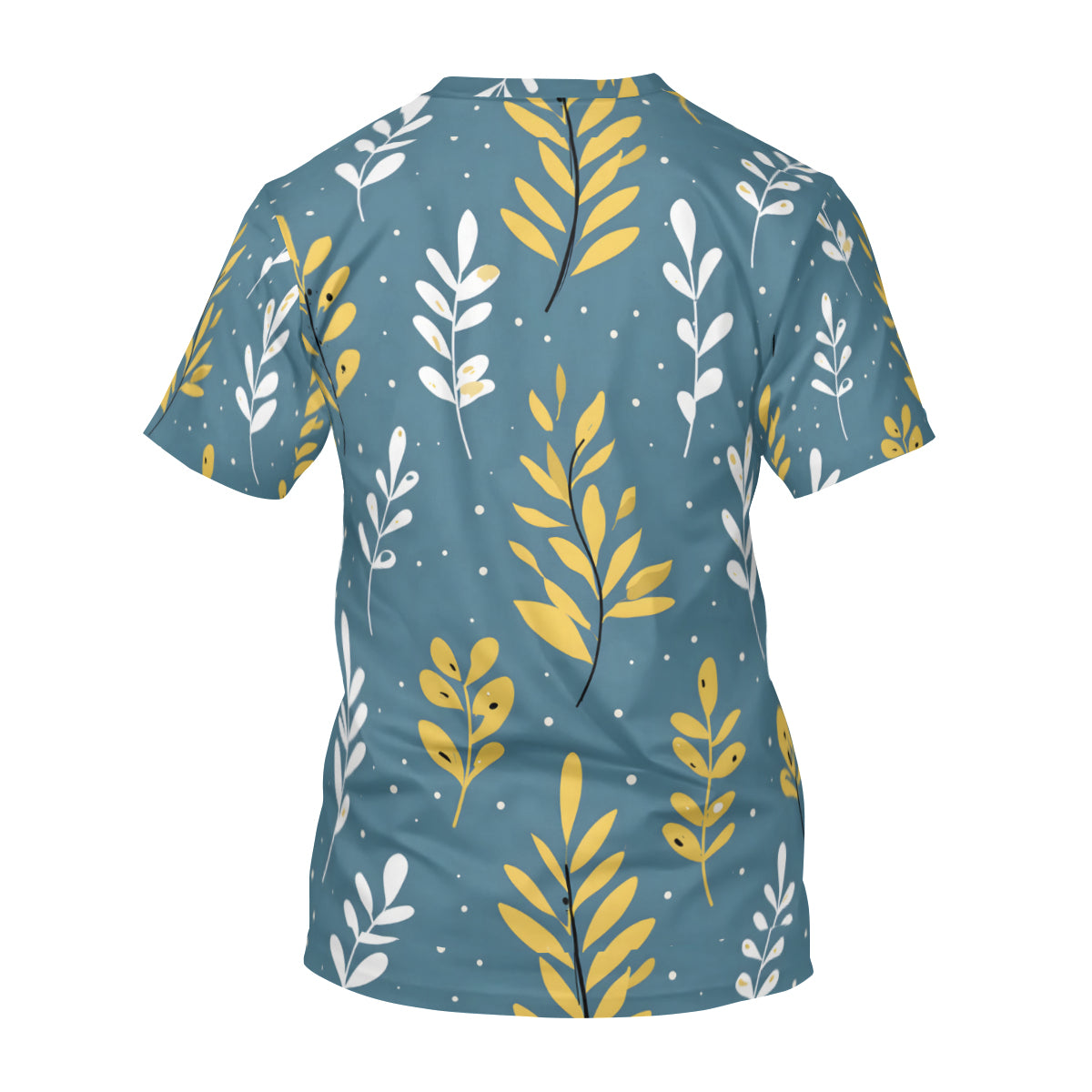 Floral Blue Women's Short Sleeve T-Shirt