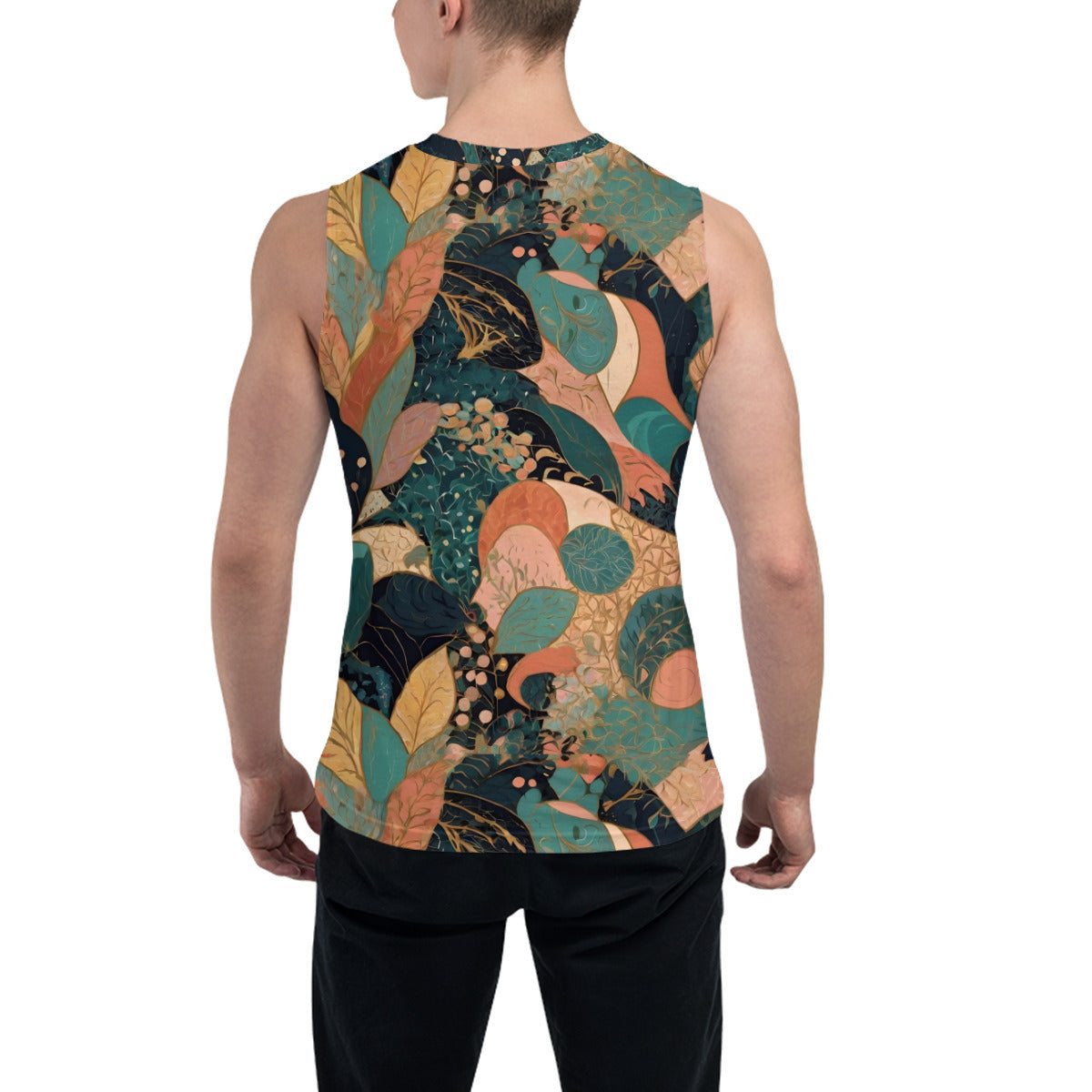 Abstract Wonder Men's Sleeveless Vest｜Polyester