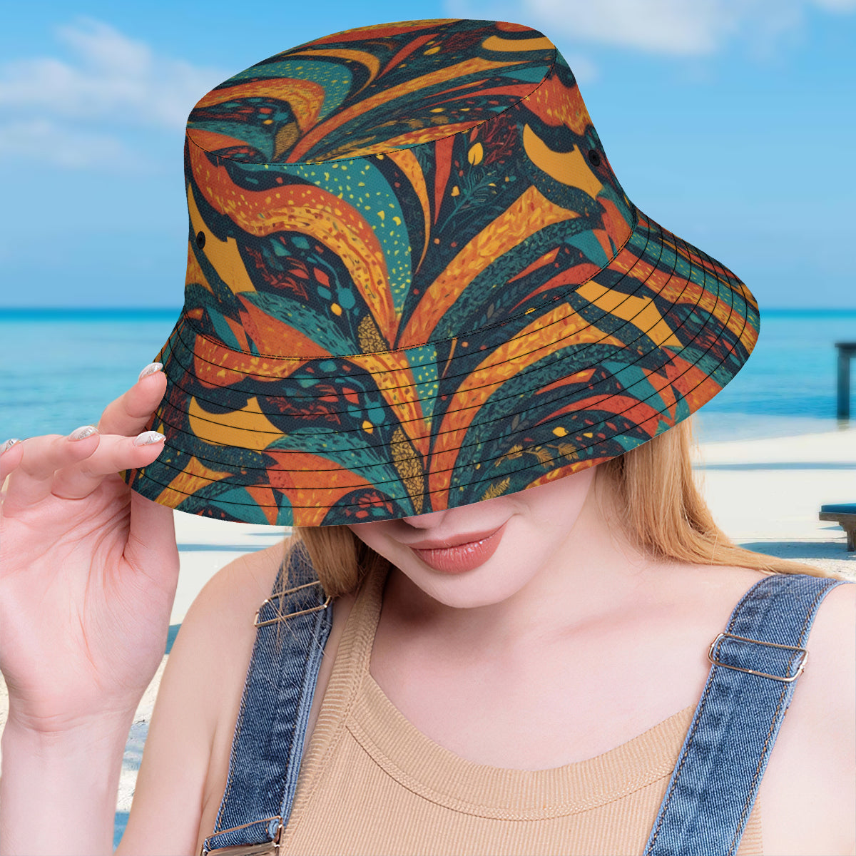 Abstract Beauty Fisherman Hat | Polyester