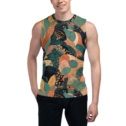 Abstract Wonder Men's Sleeveless Vest｜Polyester